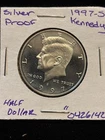 1997 S Kennedy Half Dollar  “0426142” United States 50C Silver Proof