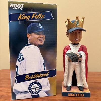  King's Court  Felix Hernandez Seattle Mariners Bobblehead 2015 SGA Brand New!