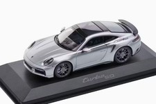 Minichamps 1/43 Porsche 911 992 Turbo S Silver Metallic Minicar