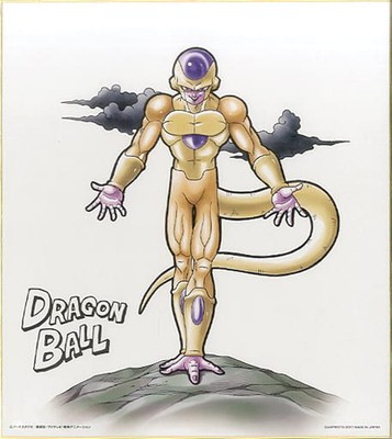 Dragon Ball nice Golden Frieza  Shikishi pretty toy Collection Limited R