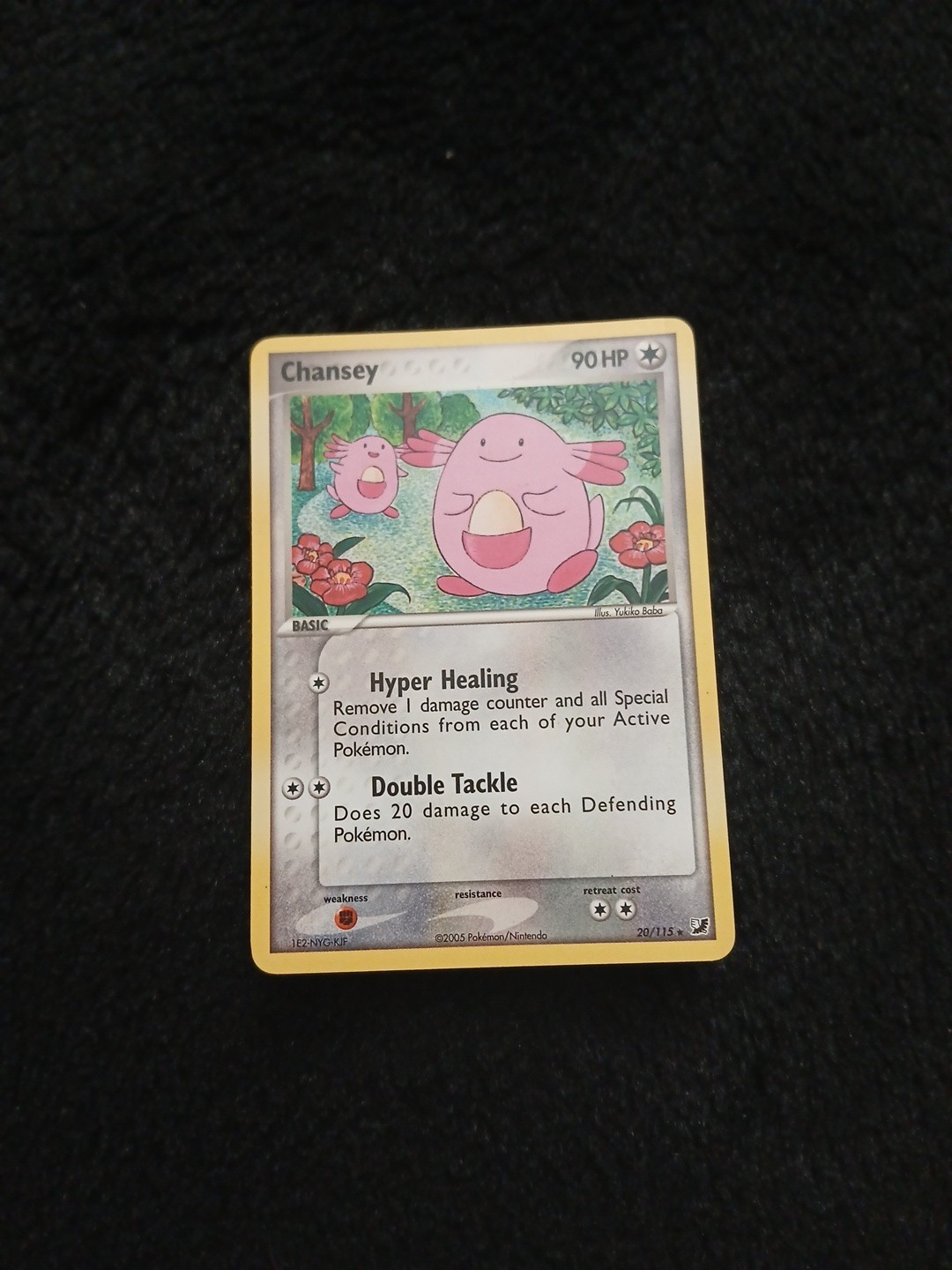 CHANSEY 20/115 NON-HOLO RARE Unseen Forces 2005 Pokemon Card NM
