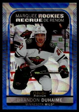 2021-22 O-Pee-Chee Platinum Blue Surge Brandon Duhaime Minnesota Wild #293