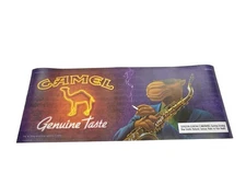 VTG Joe Camel R.J. Reynolds 18 x 49 Transparency Saxophone Genuine Taste 1994