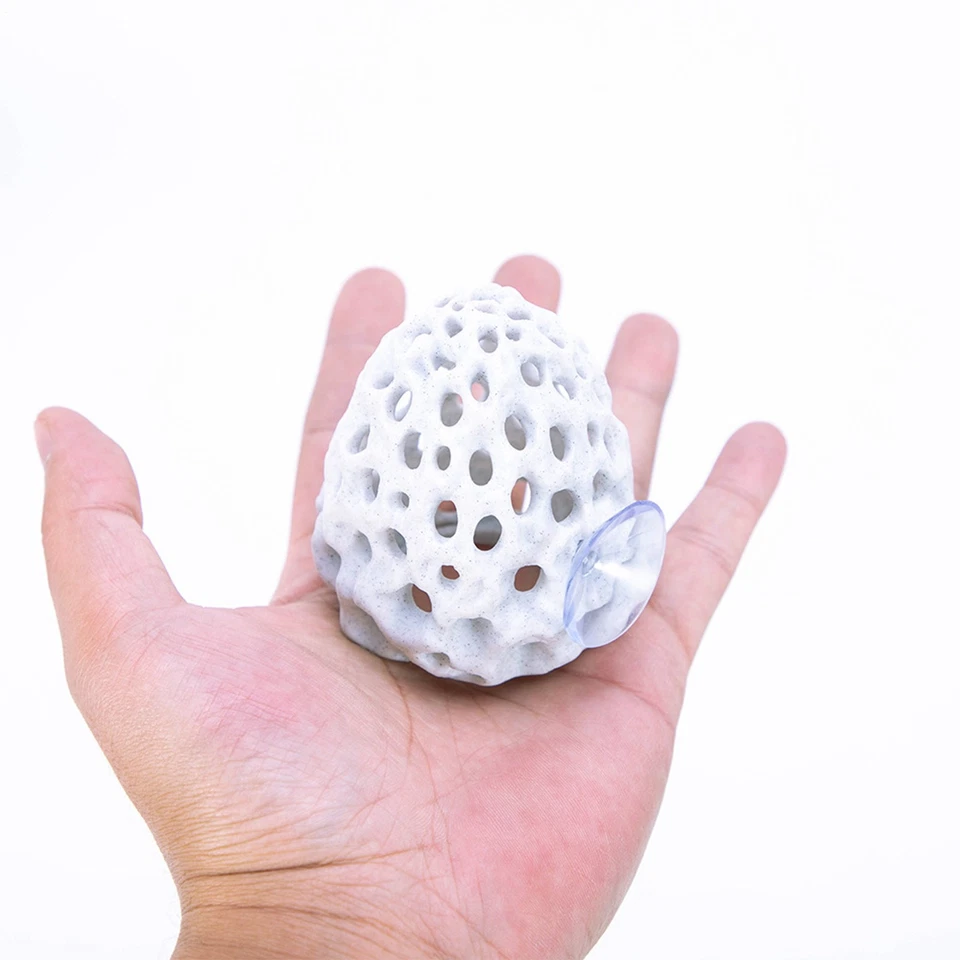 Aquário caverna pequena porosa casa Betta peixes esconder manchas abrigo camarão  - Imagem 4 de 4