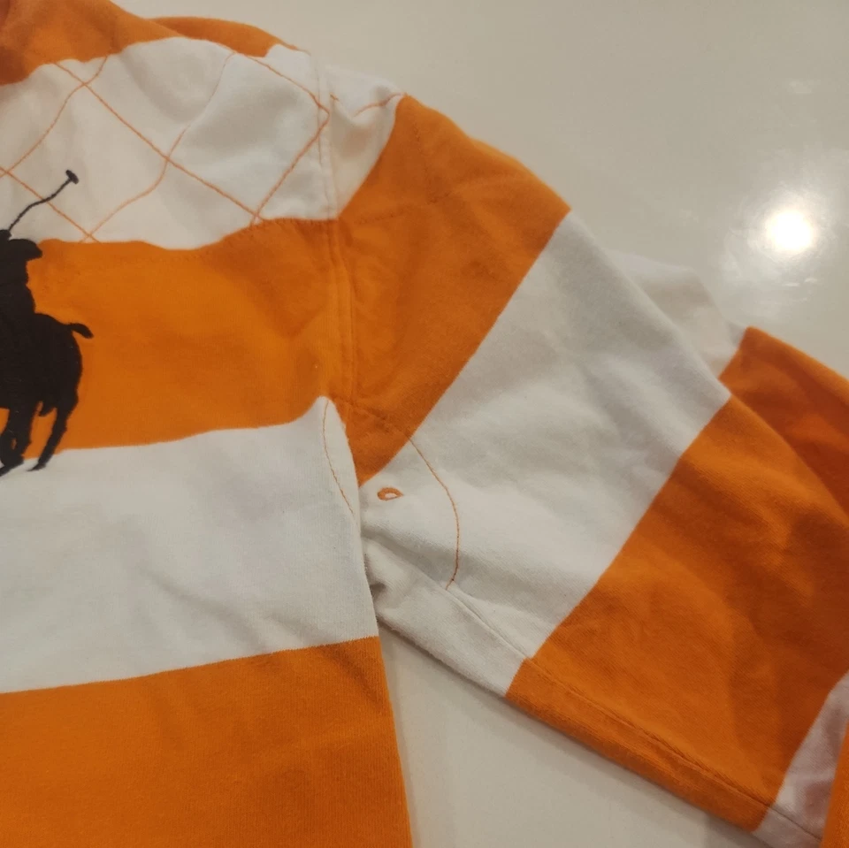 Ralph Lauren POLO por Ralph Lauren Big Pony Border Manga Larga Rugby XL 18-20 Foto 4 de 4