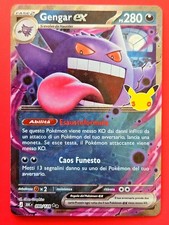 Carta Pokemon Gengar ex 30° Anniversario 090/128 Italiano