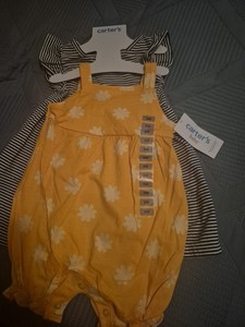 Carters 2 Piece Girls Set Sz. 9months NWT