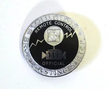 Very Rare COLUMBIA BROADCASTING SYSTEM ID Badge Pinback CBS