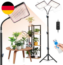 Pflanzenlampe LED Vollspektrum Mit 16-63 Einstellbar Ständer, Doppelkopf 492 L