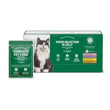 Complete Wet Food for Senior Cats, Mixed Selection in Jelly, 4.8 kg (48 pouches) 0.08 per kilo