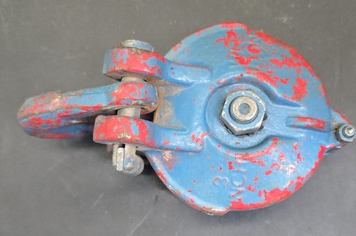 4 Ton Bail Snatch Block Hoist Rig-ging Shackle Wire Rope 3" Pulley