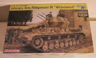 Modellbau 1/35 Sd.Kfz.161/4 2 cm Flakpanzer IV " Wirbelwind "