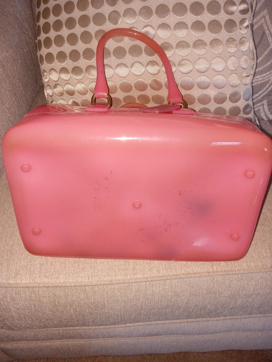 RARE Baby PINK FURLA Candy Bag Jelly Bag BEST OFFER | eBay
