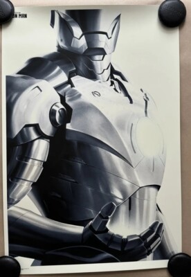 Phantom City Creative ''Iron Man Mark II'' Foil Edition 24x36'' Siebdruck 