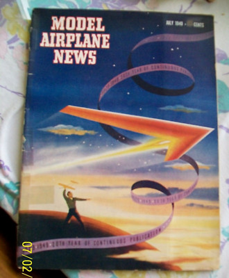 MODEL AIRPLANE NEWS Magazine July 1949