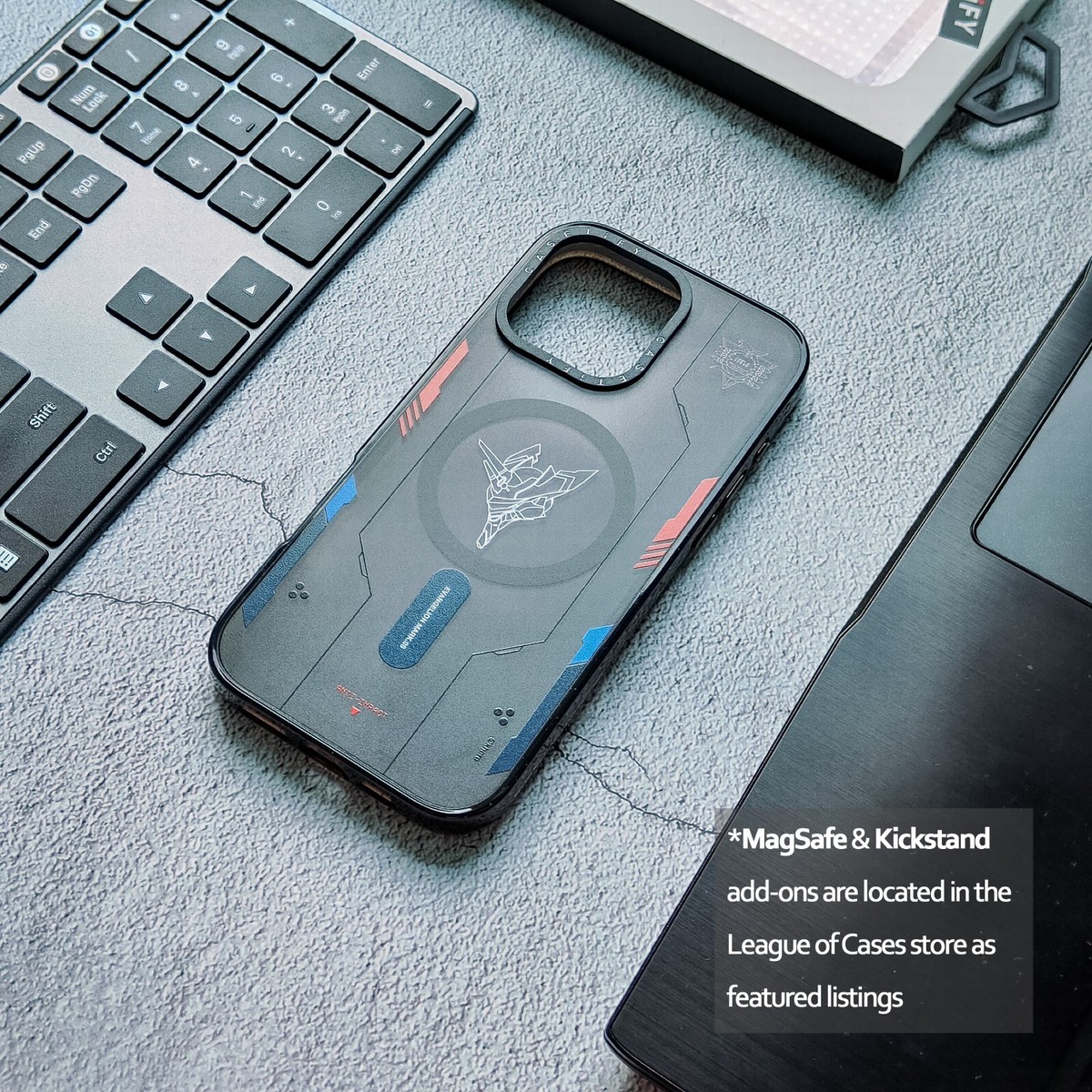 Evangelion Casetify Cases for iPhone 13-16 optional MagSafe