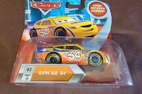 Disney Pixar Cars Look! My Eyes Change RPM No. 64 #41 Die-Cast Car - Picture 7 of 12