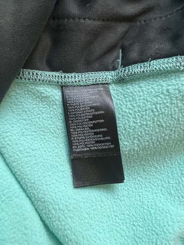 The North Face Small Women Fleece 1/4 Zip Up Turquoise Jacket Embroidered Logo - 第 7/11 張圖片