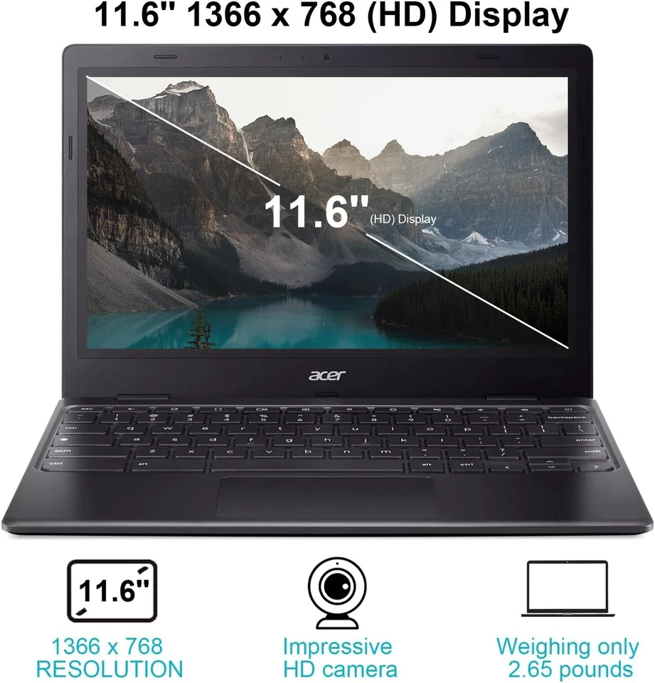 Acer 11.6" Chromebook 311 Business Laptop,Intel Celeron N4500,4GB RAM,64GB eMCC - Image 2 of 4