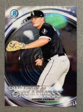 2020 Bowman Chrome Draft Baseball MLB GOG-AV Andrew Vaughn Glimpses of Greatness