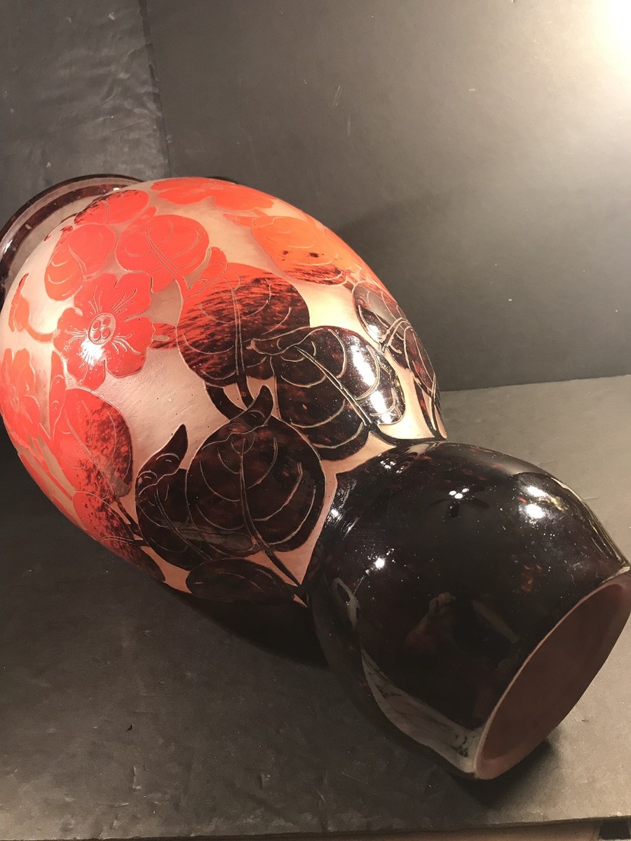 「Dugue/デュゲ」Art Deco Vase1930年台(France) Dugue/デュゲ」Art Deco Vase1930年台(France) Dugue/デュゲ