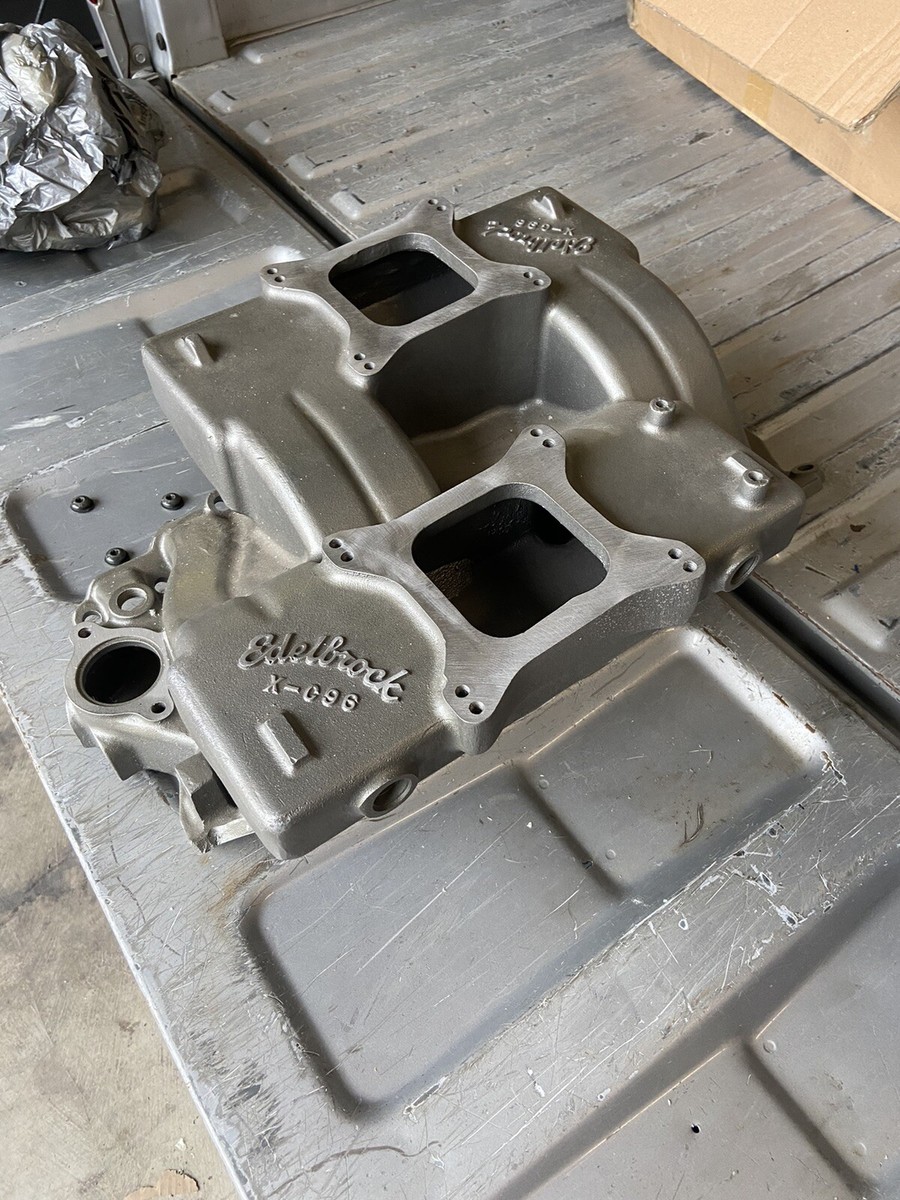 Edelbrock Cross Ram Intake Manifold X-C96 9776 BBC Big Chevy