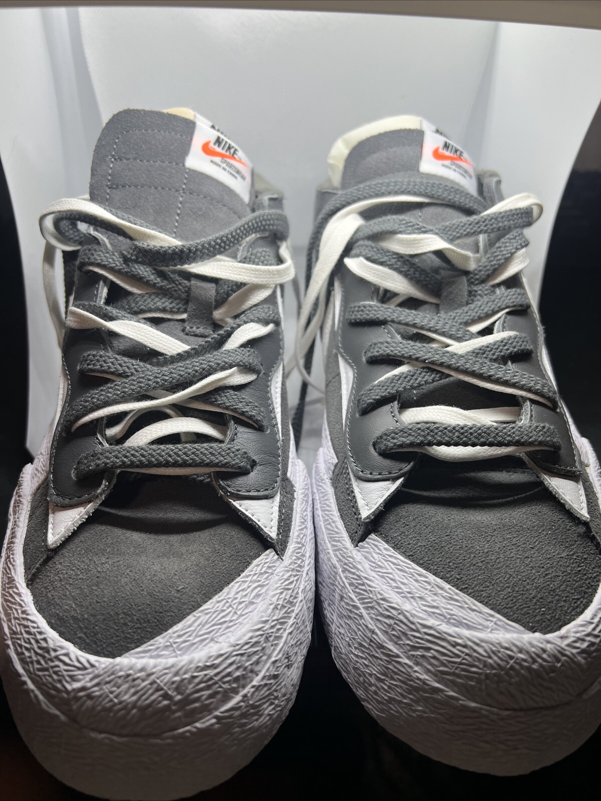 SACAI X NIKE Taglia 12 13 Nike sacai x Blazer Low Iron Grey (Leggere Descrizione)