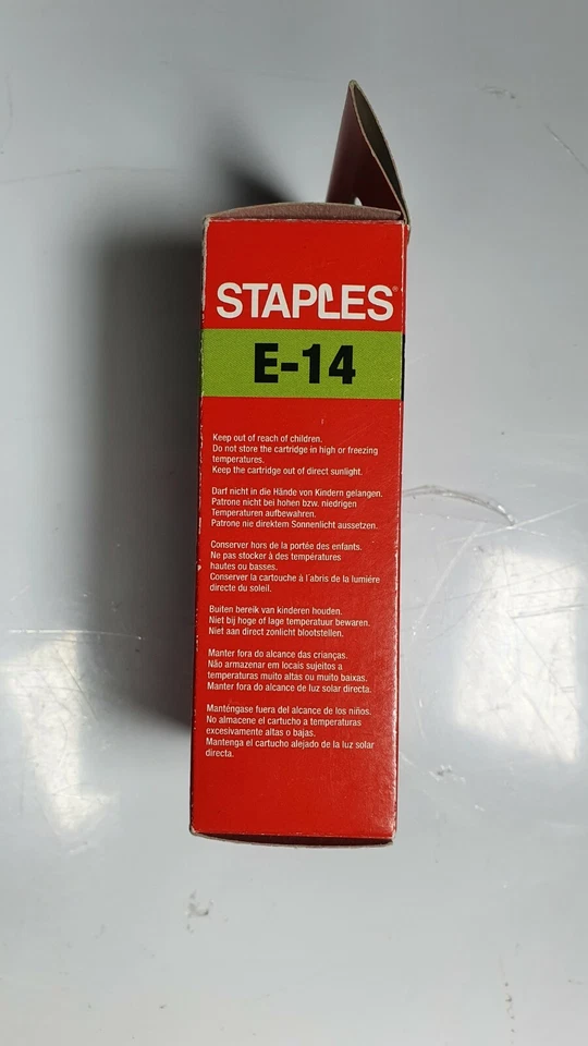 Staples Inkjet Cartridge E-14 Black 21 ML For Epson Stylus Color 680 / 685 / 777 - Image 4 of 4