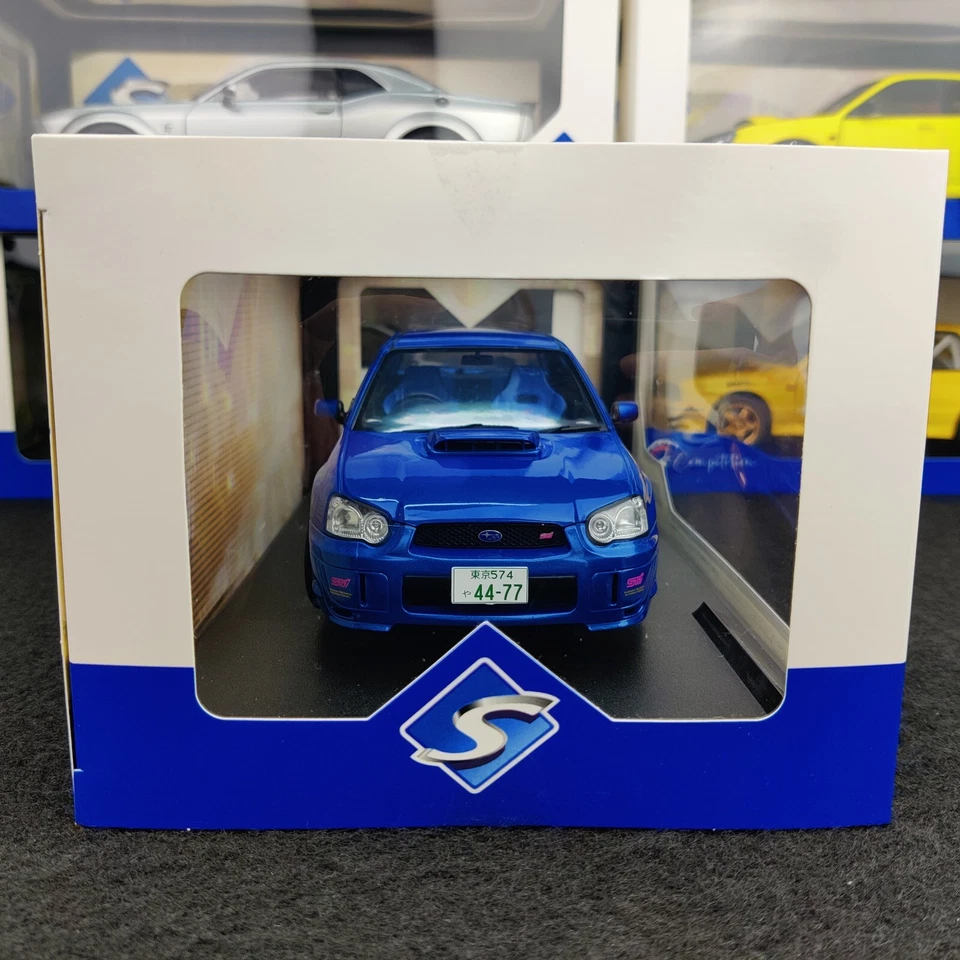 VOITURE SOLIDO SUBARU IMPREZA WRX STI SONIC BLUE 2003 1:18 NEUF BOITE S1812301 - Photo 3/4
