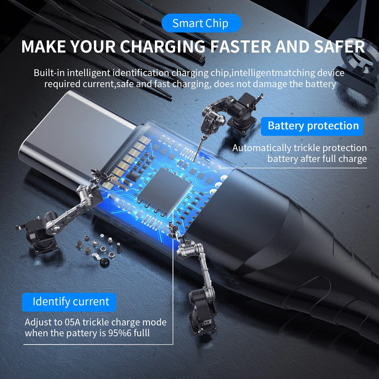 Magnetic PD 60W To Type C Micro USB 3A Fast Charging Cable Data Sync Cord_voghion.com