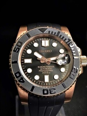S MOD Marine Master YM Gold Rose Automatic 40mm - Movimento Seiko NH35A