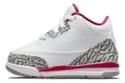 Size 4C Nike Air Jordan 3 Retro 'Cardinal Red' Toddler Shoes 832033-126 B-Grade