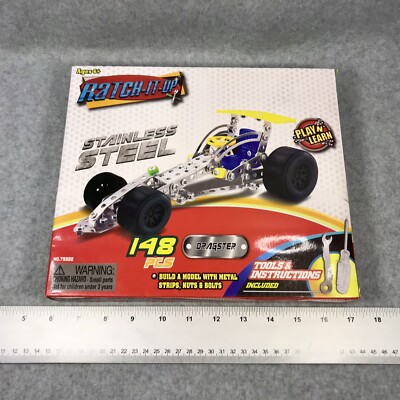 Ratch It Up Stainless Steel Dragster 148 Pcs Play N Learn Tool NEW IN BOX #75322