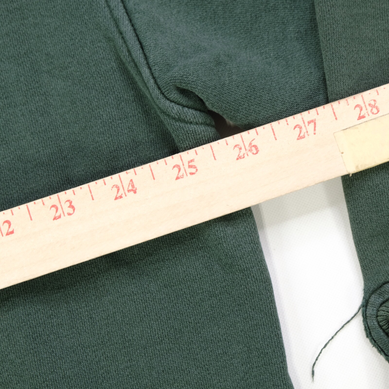 Rare Vintage TOMMY HILFIGER Spell Out Pullover Crewneck Sweatshirt 90s Green L image 10