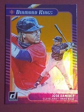 2021 Donruss Baseball Jose Ramirez Diamond Kings Holo Orange  #8