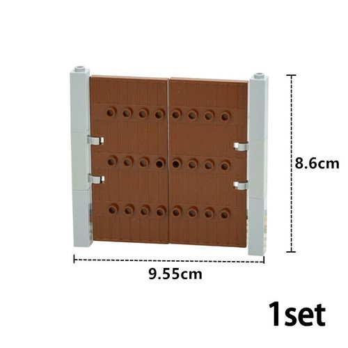Puerta de puerta 2400 87601 1x5x10 piezas para juegos de bloques de construcción de Lego hágalo usted mismo - Imagen 9 de 9