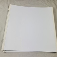 Lot of Scrapbook Loose Pages 12x12 Flex-Hinge Style 19 Pages - 38 Sides