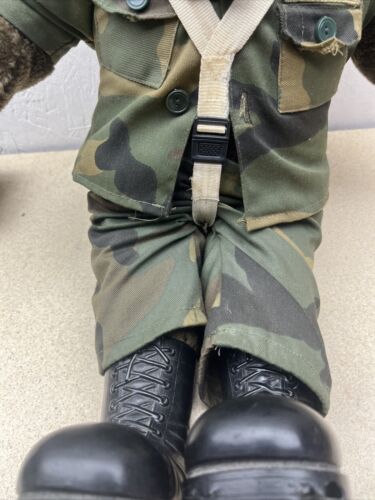 Grande orsacchiotto paracadute marina esercito americano alto 52 cm - Foto 6 di 17