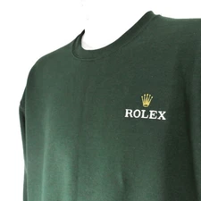 ROLEX Jewelry Store Employee Uniform Sweatshirt Green Size XL NEW