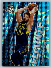 Domantas Sabonis 2021-22 Panini Mosaic Elevate Reactive Blue /99 #6 Pacers