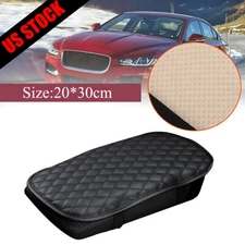 Armrest Pad Cover Center Console Box Cushion Protector Accessories For Car Black