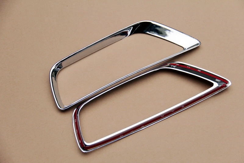 Cubierta antiniebla delantera moldeada cromada 2 piezas para Honda Accord sedán 2013-2015 Foto 3 de 4