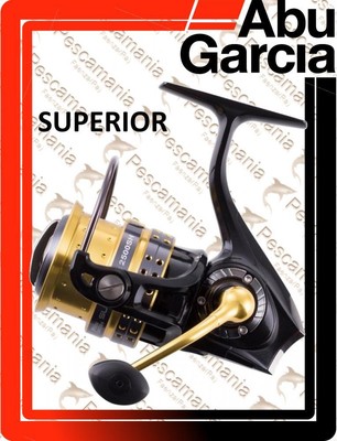 Moulinet Spinning Abu Garcia Superior - Pêche Carnassiers Eau Douce, Léger Et Fluide - Rapport 5.2:1 Ou 6.2:1