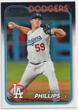 2024 Topps #569 Evan Phillips Los Angeles Dodgers