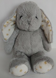 grey stuffed bunny