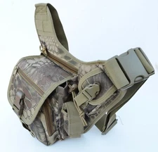 Molle Army Carry side bag Tactical Gun Range utility backpack pouch - HEX CAMO