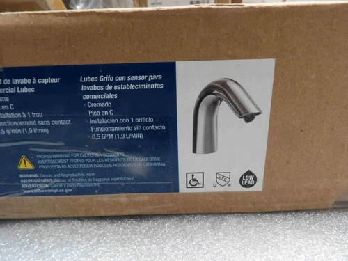 PROFLO PFXE200 Lubec 0.5 GPM 1 Hole Bathroom Faucet - Chrome READ - Picture 1 of 8