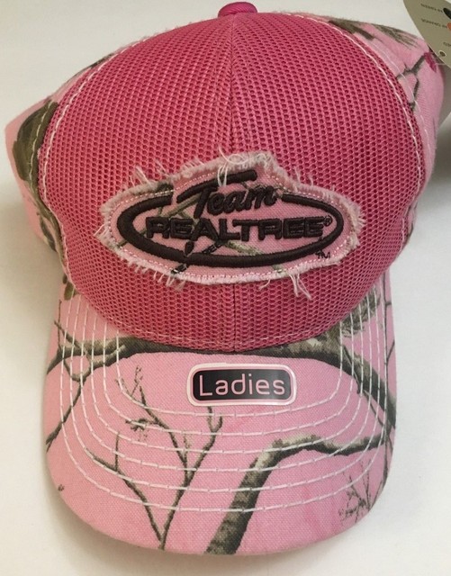 Women's Team Realtree APC Pink Camo Hat NEW eBay