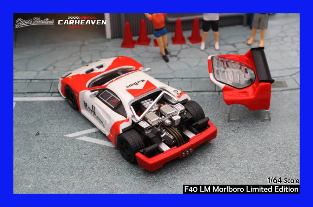 stance hunters 1/64　フェラーリ F40 LM Stance Hunters 1/64 Ferrari F40 Lm Red | eBay