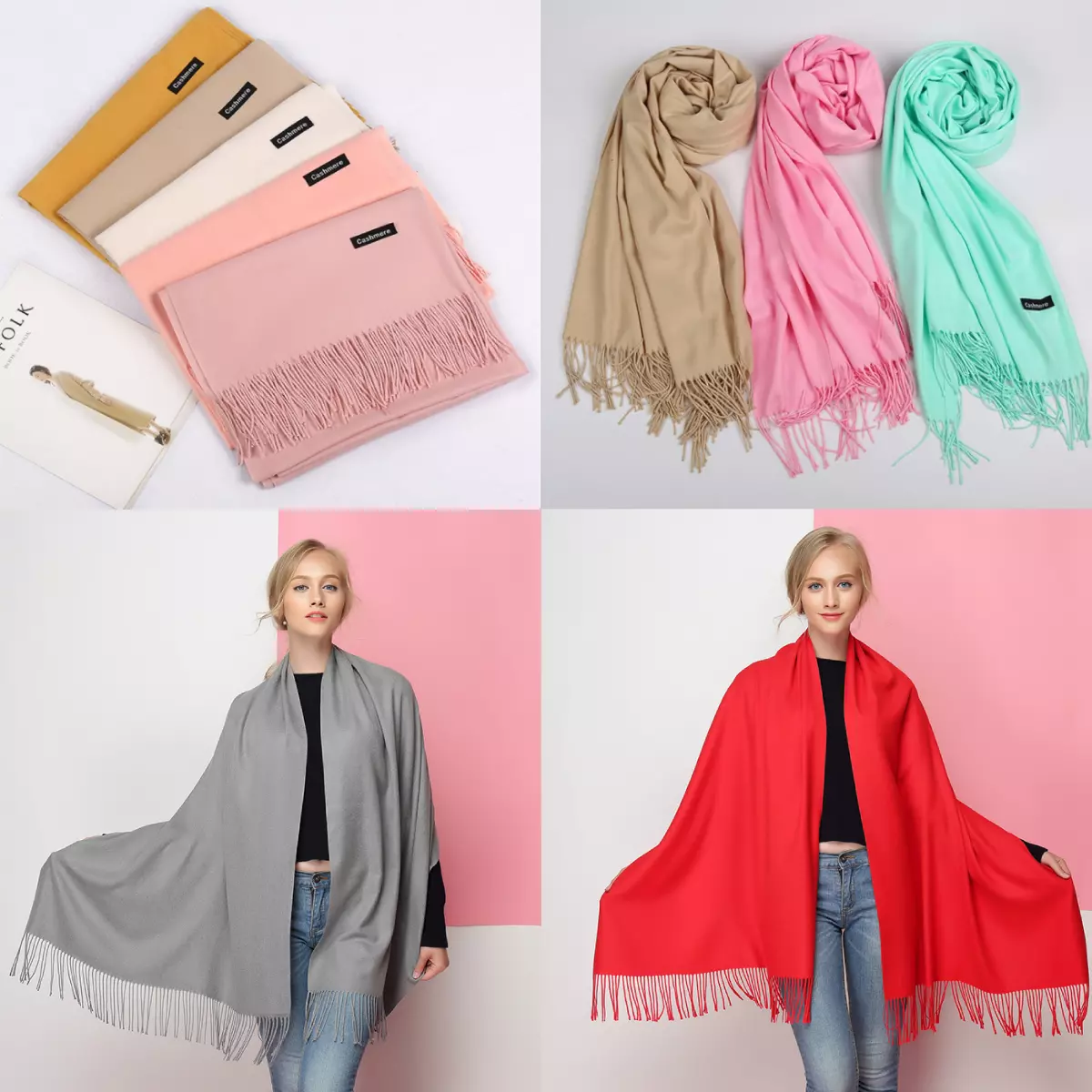 Silk 2024 cashmere pashmina